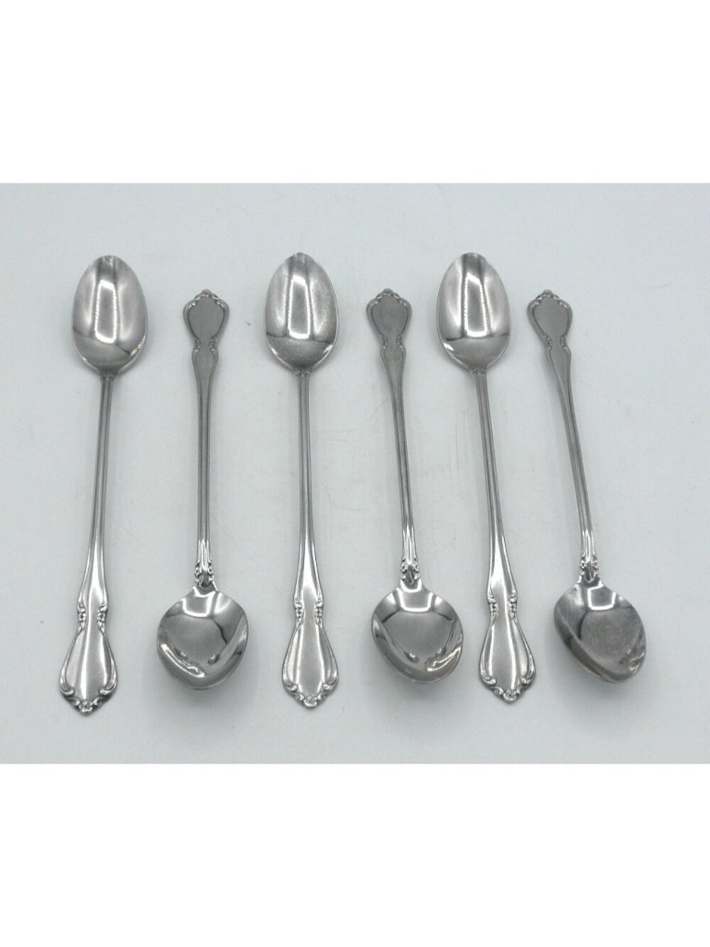 Chateau Stainless (glossy) by Oneida 7-1/2 Inch Ice Tea Spoon Set of 6 OHSCHAT